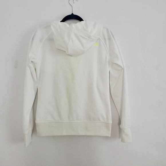 North Face asymetrical white hoodie zip jacket XS ❤ - Picture 7 of 8